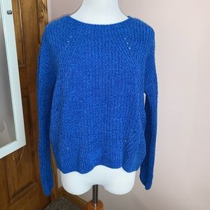 Blue knit sweater from SO
